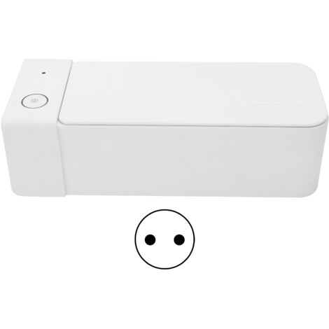 Machine de Nettoyage Ultrasonique Mini 600ml pour Bijoux en Acier Inoxydable, 12V, Prise 2AEU 220V