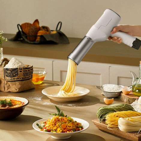 Machine de pâte électrique portable rechargeable multifonction sans corde avec disques de forme pour maison, US Plug 100‑240V