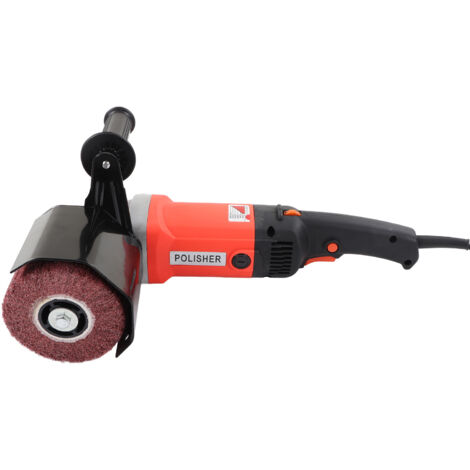 Machine de polissage et de brunissage 1400 W 6 vitesses double poignée ponceuse polisseuse électrique portative avec 3 roues prise UE 220 V