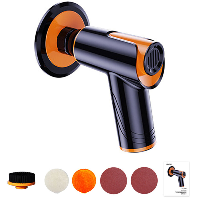 Lifcausal - Machine de polissage et de cirage de voiture multifonctionnelle sans fil 100 w 1800 tr/min Machine de polissage de voiture portable et