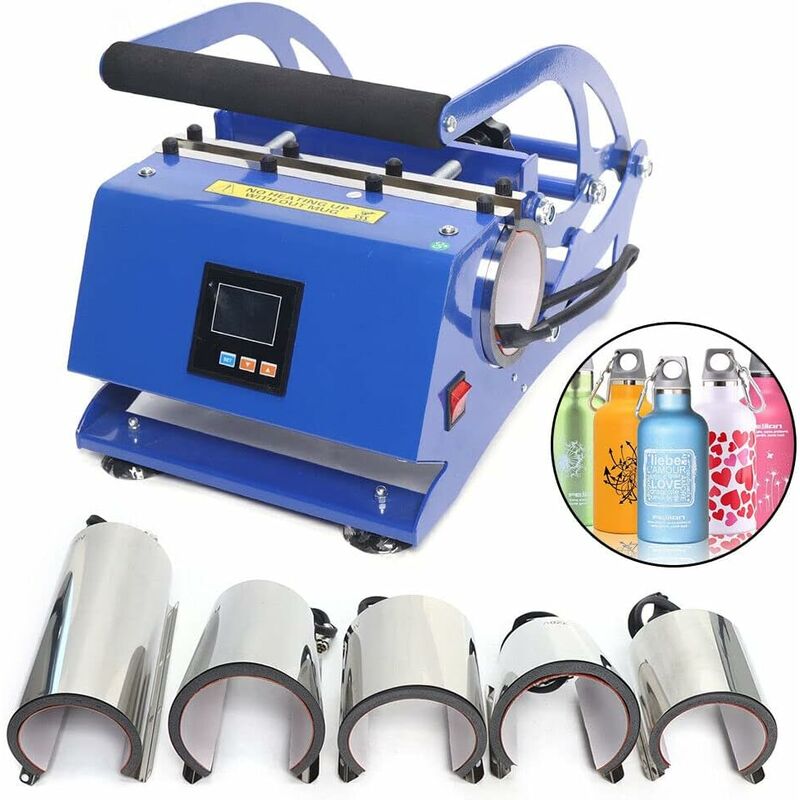 Machine de pressage à chaud 6 en 1, presse à chaleur, presse à tasses, machine d'impression DIY pour tasses 600 W