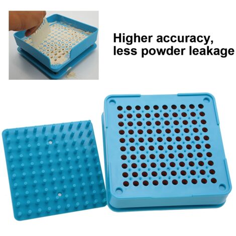 Machine de Remplissage de Capsules 00 - Remplisseur de 100 Capsules Vides avec Plaque à Poudre