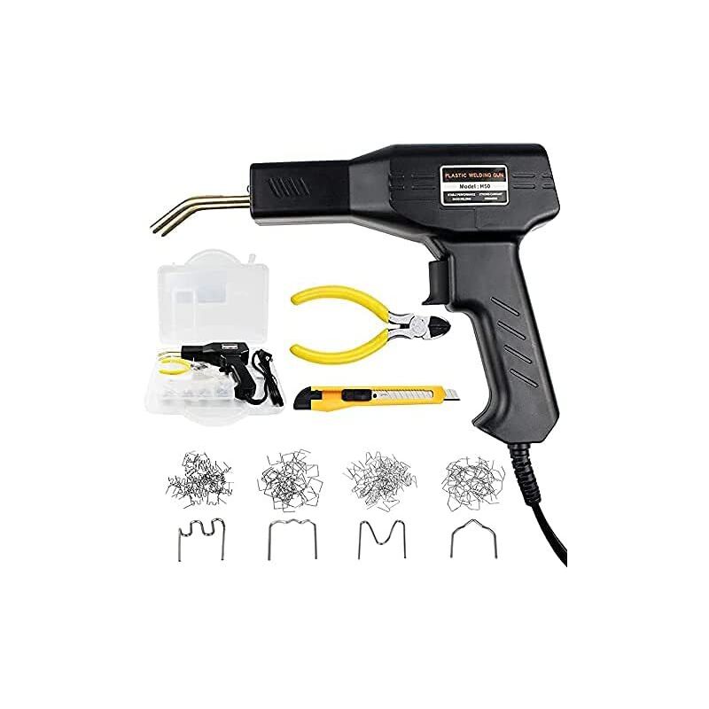 Machine de réparation de pare-chocs de voiture, ensemble de pistolets de soudage, machine de réparation de plastique, machine de soudage de