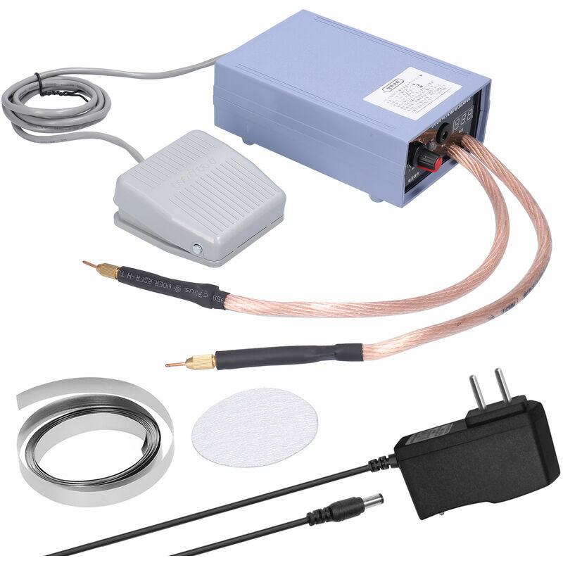 Soudeuse par points 18650 5000W 6200mAH, soudeuse par points réglable à courant portable 0-800A pour batteries 18650