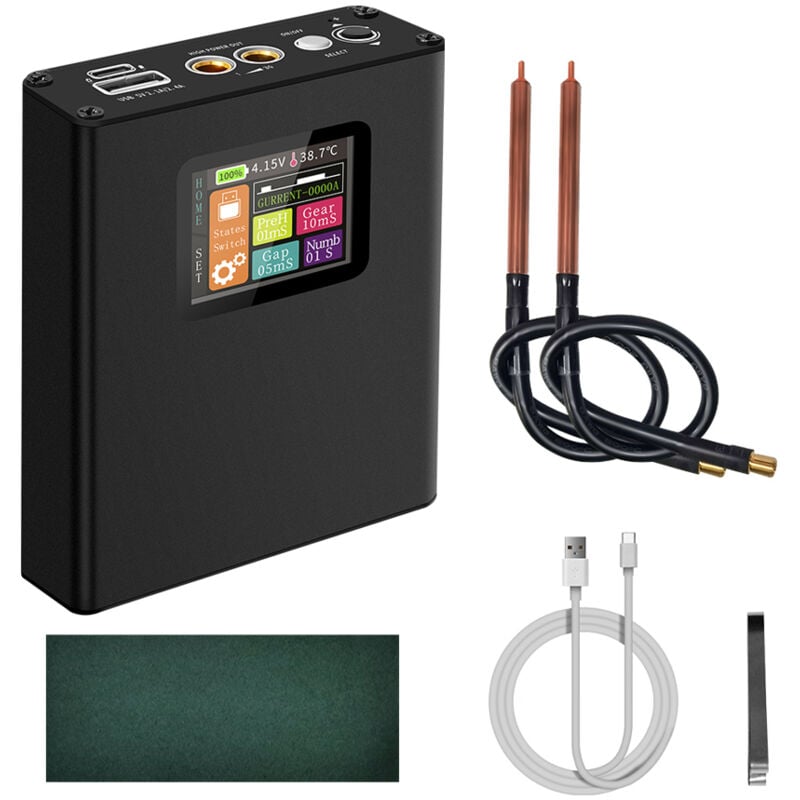 Lifcausal - Machine de soudage par points multi-protections Appareil de soudage par batterie au lithium Ampèremètre de soudage intégré avec fonction