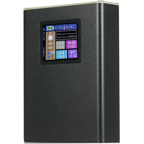 Machine de soudage par points numérique Batterie au lithium Dispositif de soudage Ampèremètre de soudage intégré Kit complet de bricolage (Noir)