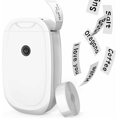 D30 Etiqueteuse Bluetooth imprimante d'étiquettes Autocollantes,imprimante  d'étiquettes Thermique Portable,Etiqueteuse pour l'étiquetage