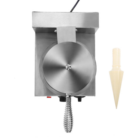 Machine électrique de fabrication de cônes de gaufres d'œufs de crème glacée en acier inoxydable, poêle antiadhésive