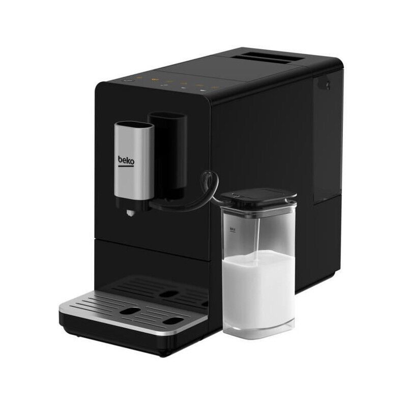 Machine expresso automatique Beko CEG3194B - 1350 w - Carafe a lait - Noir