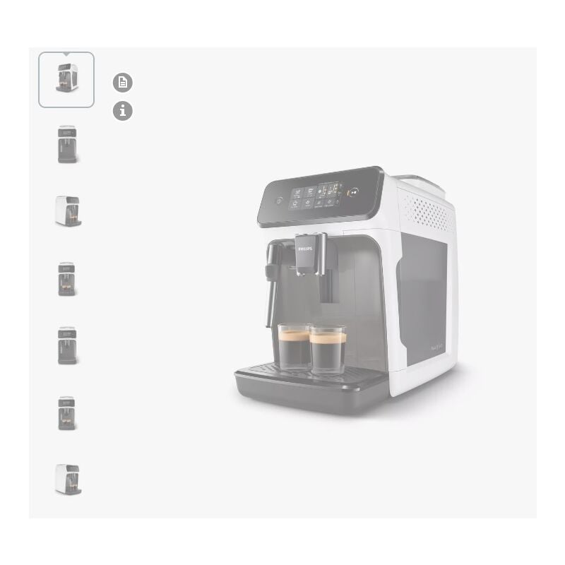 Philips - Robot café 15 bars blanc EP1223/00