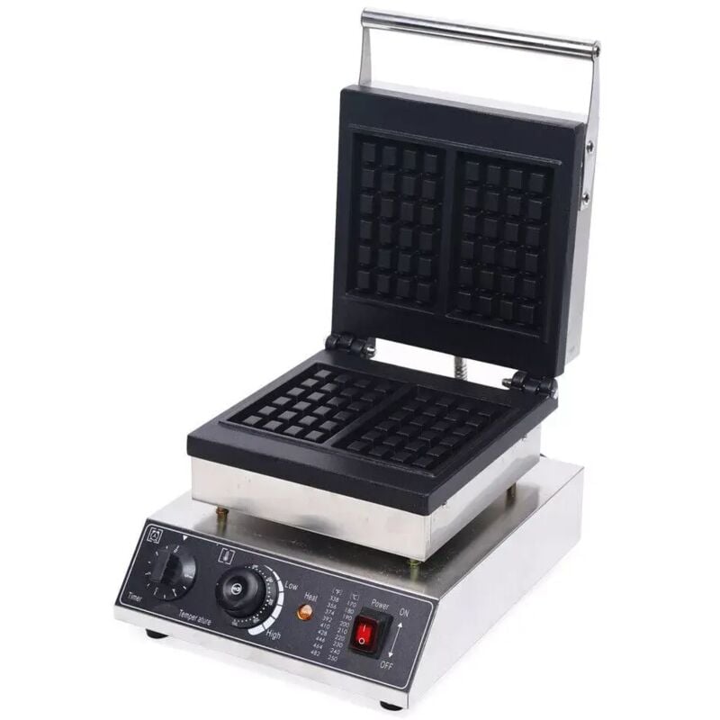 Gaufrier électrique personnel 1500W 220V, gaufrier antiadhésif avec voyants lumineux pour biscuits au fromage grillé, pain doré et pommes de terre