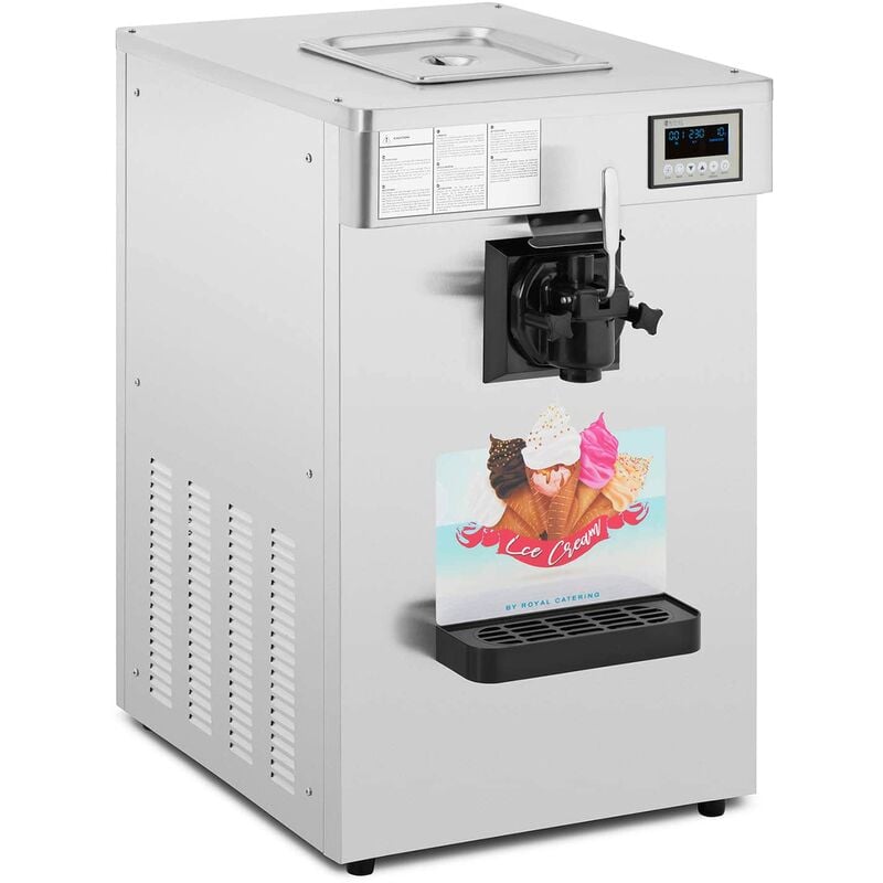 Machine à glace italienne 1150 watts 18 l/h 1 parfum machine à glace italienne pro machine à glace italienne pas chère