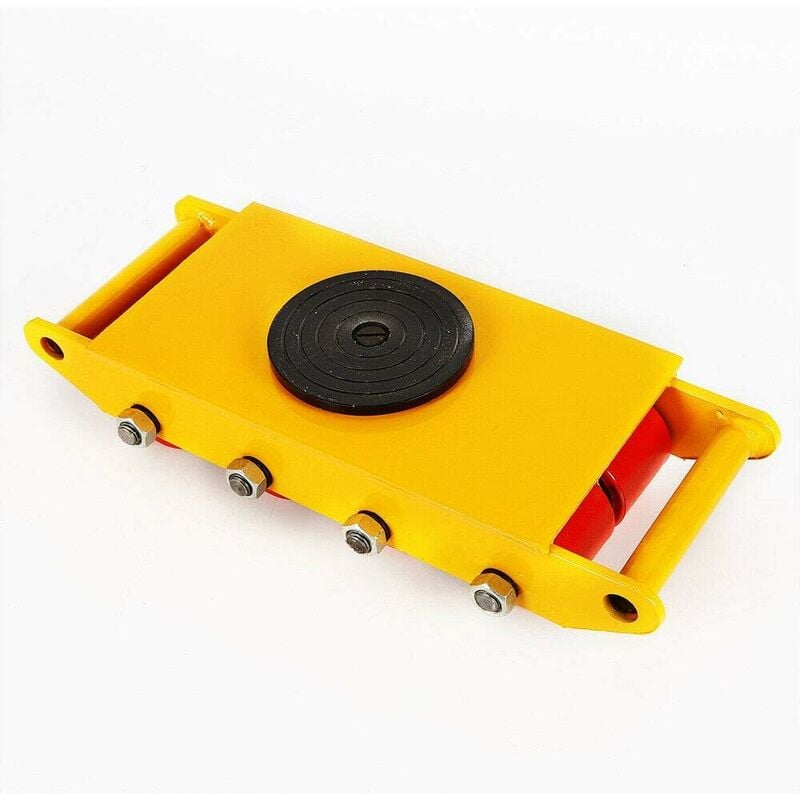 Gojoy - Machine haute performance 12 tonnes Dolly Skate Roller Machines Mover 360° Capuchon rotatif