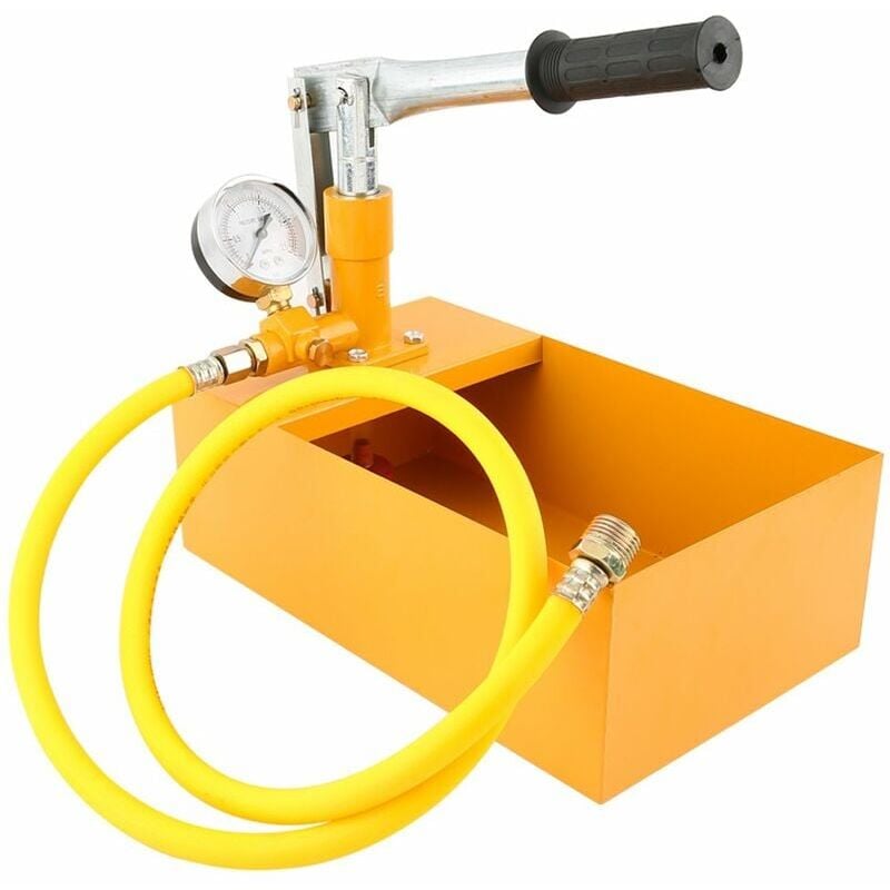 Machine hydraulique manuelle de pompe d'essai de testeur de pression d'eau de l'aluminium 2.5MPa 25KG avec G1/2 Aafgvc