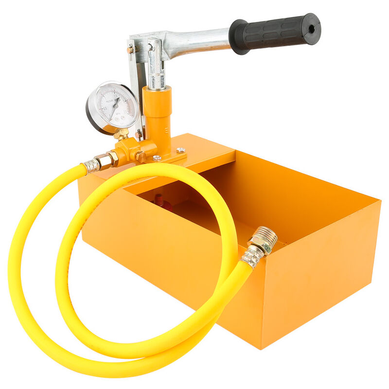 Machine hydraulique manuelle de pompe d'essai de testeur de pression d'eau de l'aluminium 2.5MPa 25KG avec G1/2
