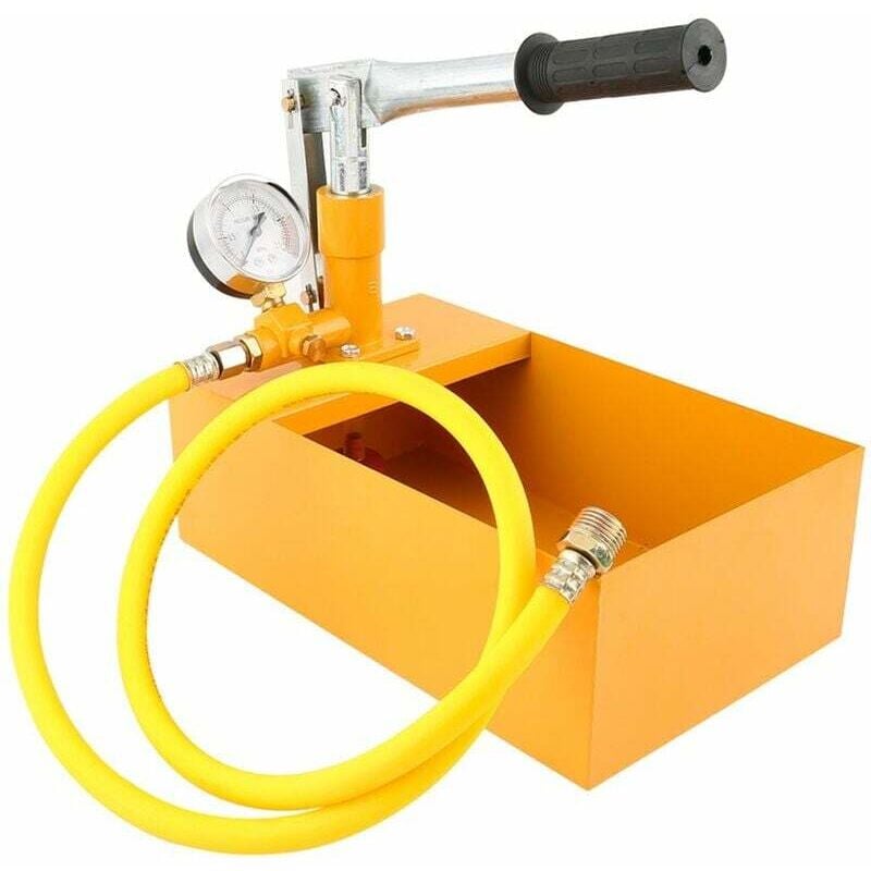 Machine hydraulique manuelle de pompe d'essai de testeur de pression d'eau de l'aluminium 2.5MPa 25KG avec G1/2
