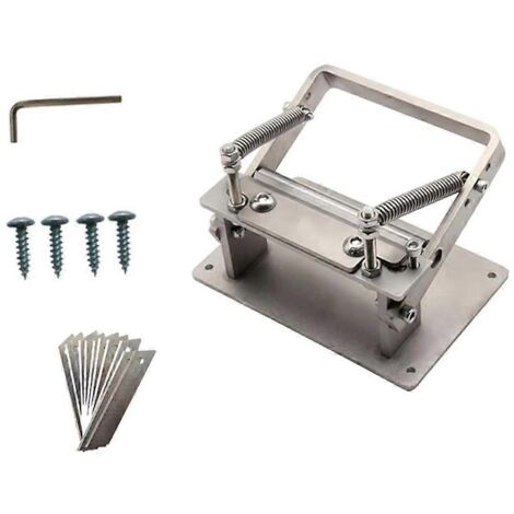 Machine manuelle à racler le cuir, machine à peler le cuir, outil de raclage du cuir