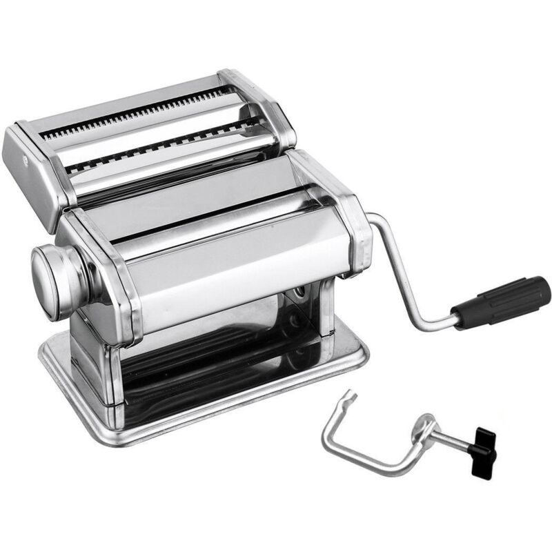 Machine à Pâtes Manuelle pour Faire des Pâtes, Spaghettis, Tagliatelles, Lasagnes