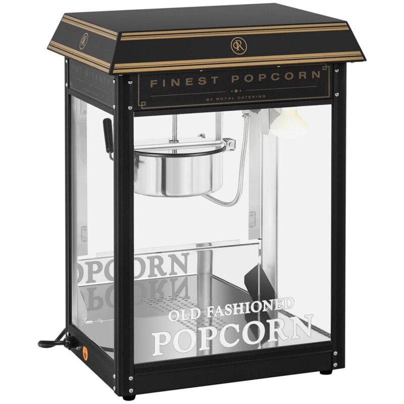 Machine à popcorn noir et or