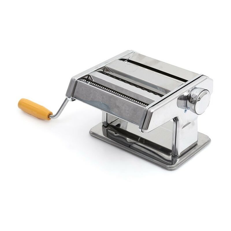 Machine à Pâtes en Acier Inoxydable avec manivelle,Spaghetti Lasagne,Manuel pour Pâtes Maison