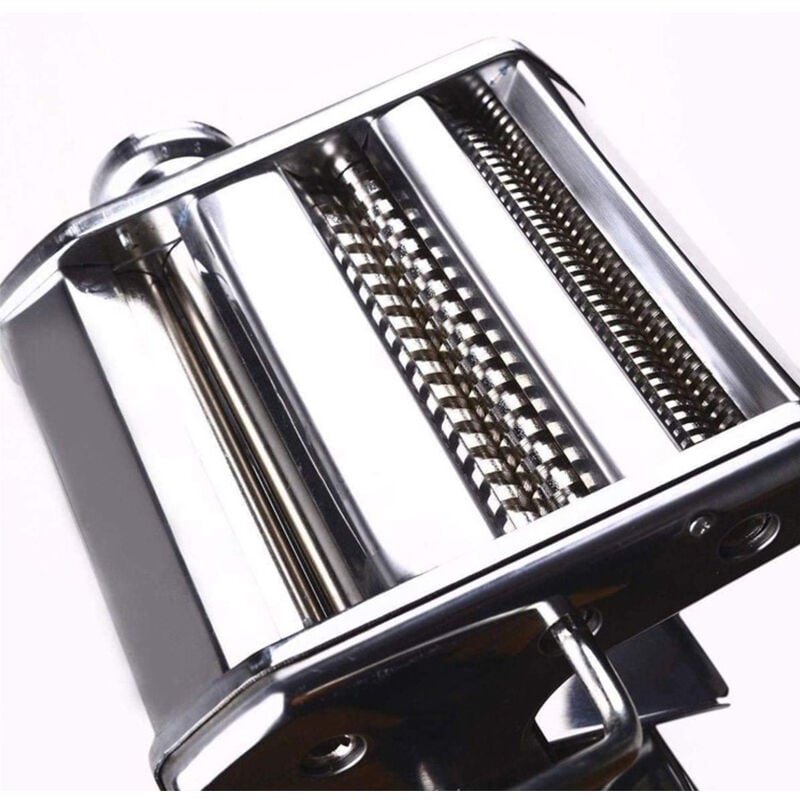 Haloyo - Machine à Pâtes Manuelle pour Faire des Pâtes, Spaghettis, Tagliatelles, Lasagnes 202114cm Inox