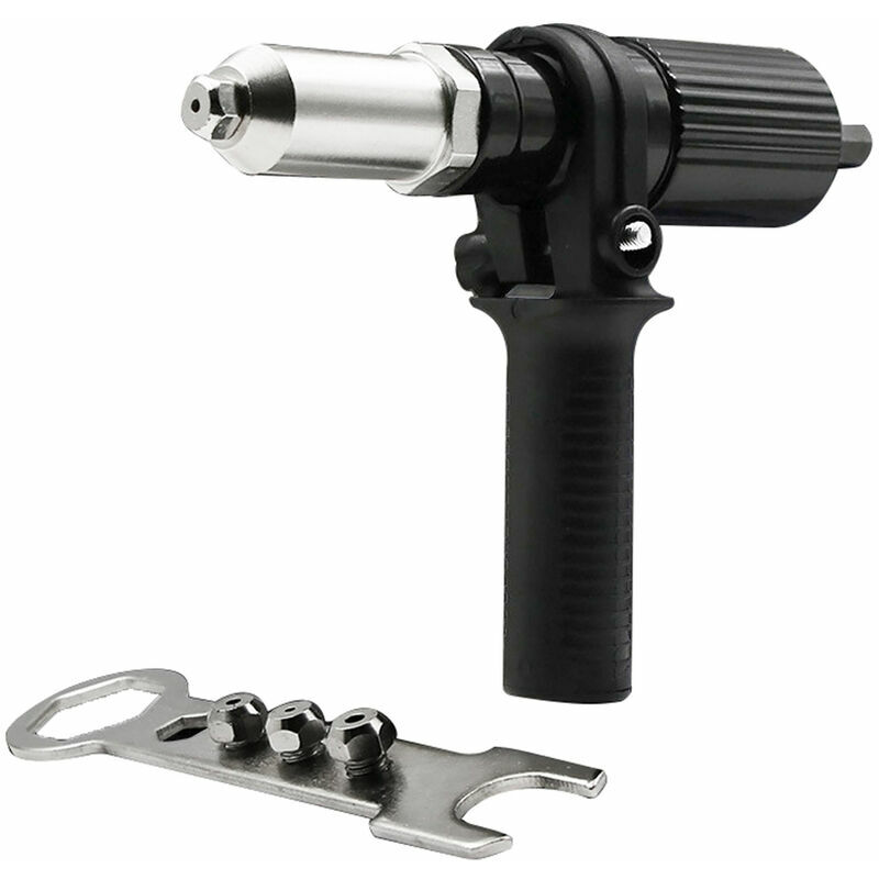 Lucky-88 - Adaptateur rivet aveugle vers pince à riveter - Tête de rivet pour visseuses et perceuses sans fil
