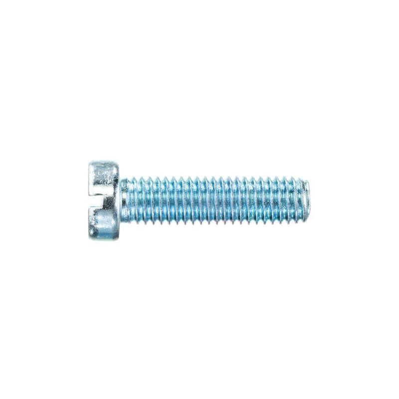 Qualfast - M4X12 Slotted Cheese Head Screw z&b (GR-4.8)- you get 50