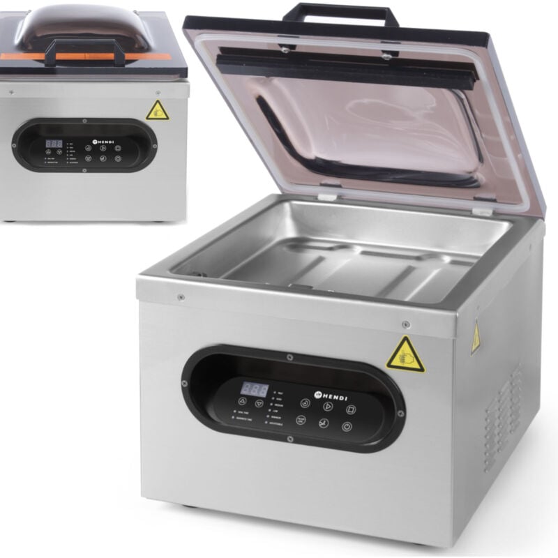 Machine d'emballage alimentaire sous vide à chambre Kitchen Line 295mm 630W Hendi 975398