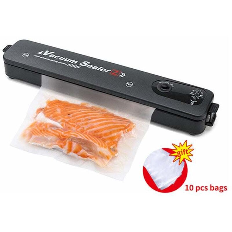 Machine Sous Vide Alimentaire, Appareil de Mise Sous Vide la Cuisine et la Conservation, pour Aliments, Viandes, Légumes, Fruits Inclus 10 Sac Sous