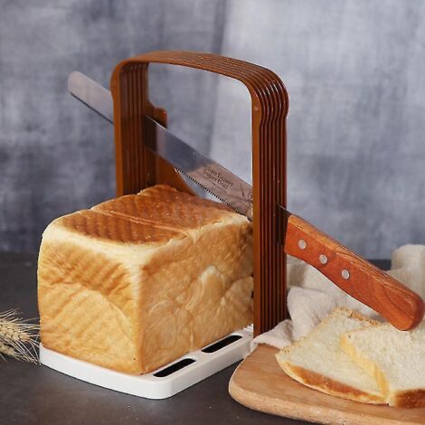 machine  Trancher, Pliant Rglable Trancheuse  Pain, Dcoupage Rapide, Uniformit Dpaisseur, Couteau Trancheur Pain, Bagel Sandwich Toast De Trancheu
