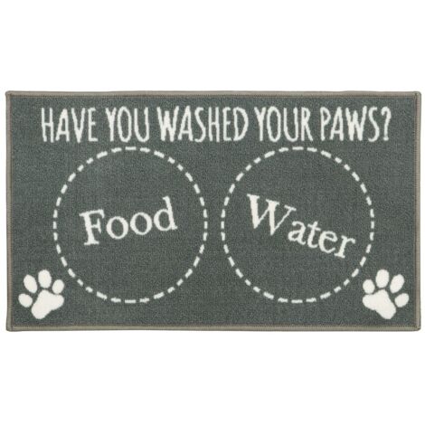 Machine Washable Pet Mat, 40x70cm, Dinner Time