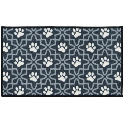 Machine Washable Pet Mat, 40x70cm, Lattice Paws