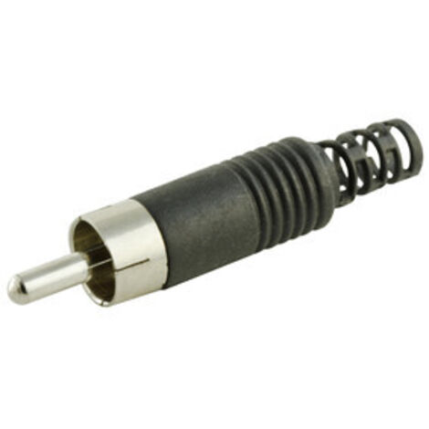 Macho coaxial RCA para cable RG58 Electro DH. Color Negro 10.588/DH/N 8430552082469