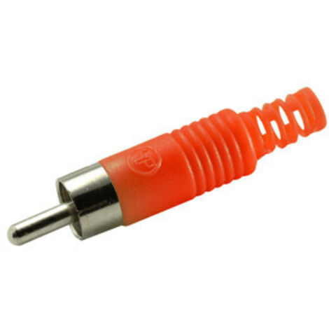 Macho coaxial RCA para cable RG58 Electro DH. Color Rojo 10.588/DH/R 8430552082476