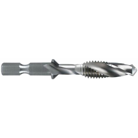 Macho de roscar combinado HSS para máquinas rectificado, rosca M10  Ruko 270019
