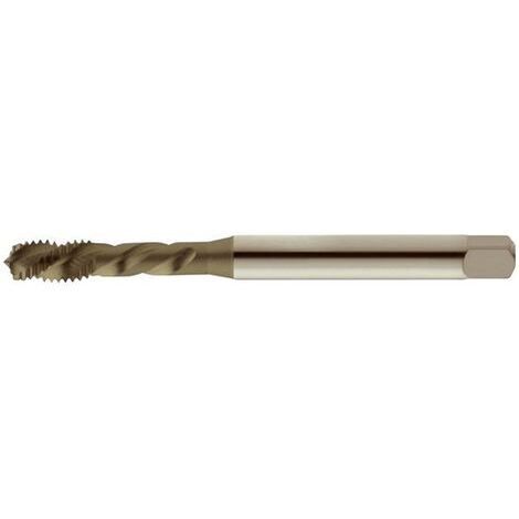 Macho de roscar de roscar mecánico para agujero ciego, rosca métrica a izquierda - izquierda, sin revestimiento, DIN 371 B, rosca M5, paso 0,8 mm, longitud. total : 70 mm, cola Ø 6,0 mm