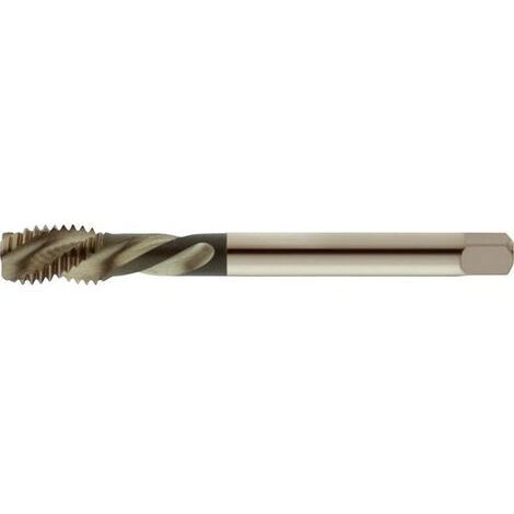 Macho de roscar de roscar mecánico para agujero ciego, rosca métrica a izquierda - izquierda, sin revestimiento, DIN 376 B, rosca M20, paso 2,5 mm, longitud. total : 140 mm, cola Ø 16,0 mm