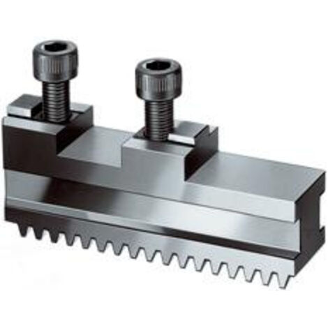 Mâchoire de base Röhm GB, taille 160, jeu de 3 mâchoires, trempé, avec vis de fixation - 329047