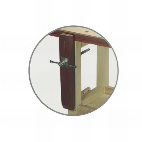 Support Pour établi Menuisier - Accessoire Compatible MiniQuick Pour Plaque Perforée - Marque TCM - 11