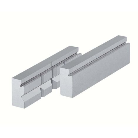 Mâchoire Röhm prismatique et normale SBO, taille 2, largeur de mâchoire 100, souple et brunie, pour DPV - 1128342