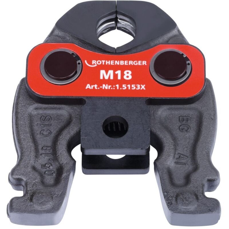 Rothenberger - Mâchoire à sertir, Compact, m, 18mm - 015153X