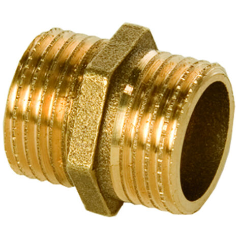 Machón latón M-M 3/8