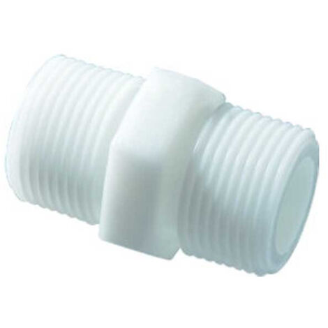 Machón ¼”M x ¼”M ATH — Conector Roscado Tipo JACO para Osmosis Inversa