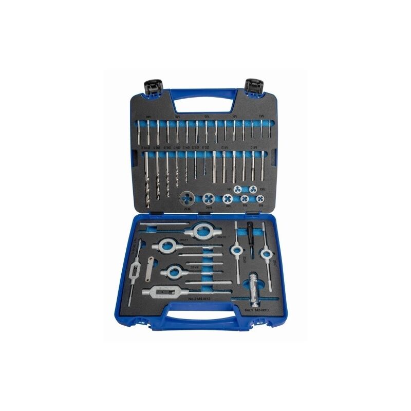 

Izar - Machos Cojinetes Mano M3/4/5/6/8/10/12 + Combi 45Pz 38981