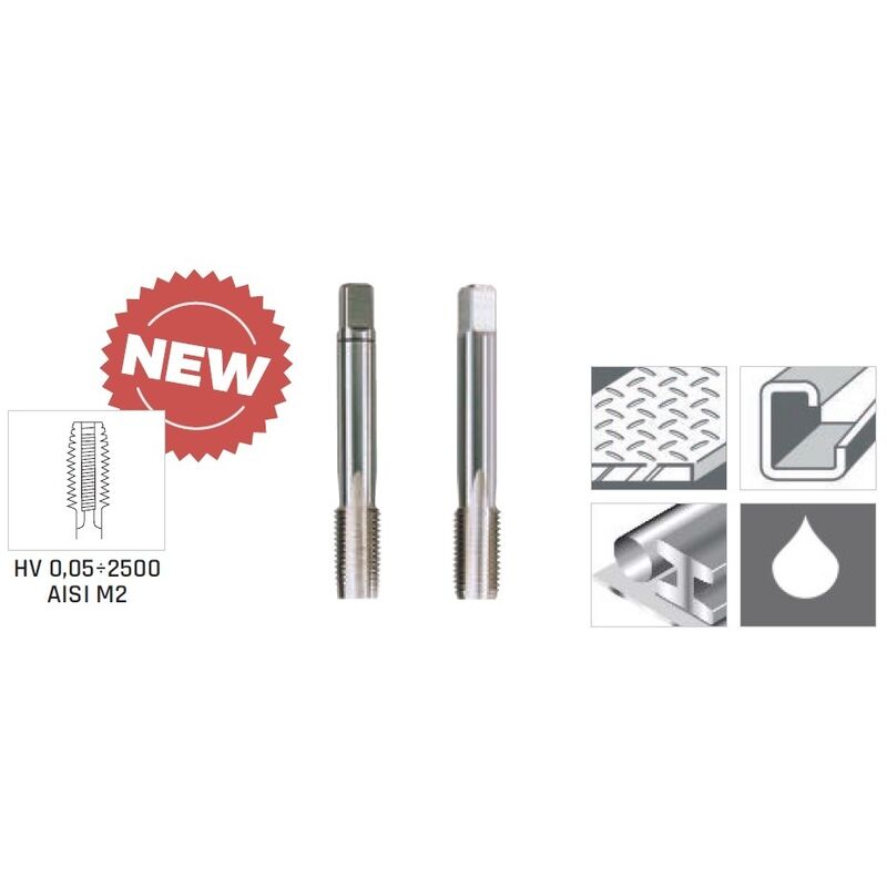 

Machos De Mano Hss Rosca Mf M 8X1 Metalworks 7484480100