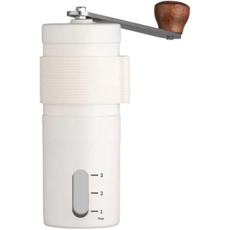 Macinacaffè manuale regolabile - Macinacaffè portatile in acciaio inossidabile con impostazioni interne, ideale come regalo per B