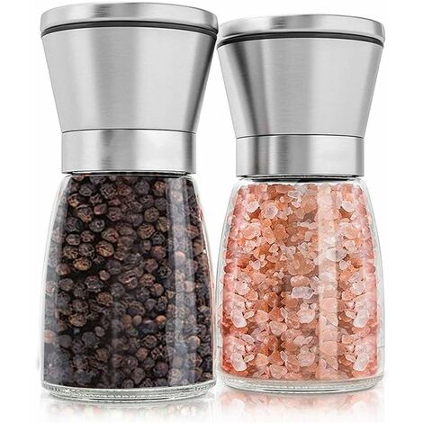 Macina Saliera Macinasale Macina Pepe Sale E Pepe Macinino Pepe Macina Pepe Elettrico Macinapepe Automatico Con Luce A Led Regolabile Per Spezie Ruvide Utensili Da Cucina E Gadget-macinacaffè Bianco