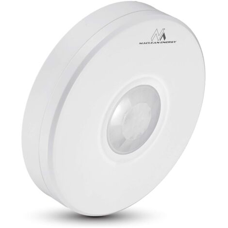 Maclean Energy MCE293 Sensore di movimento a infrarossi IP65 8m 360 ° Installazione all'Esterno