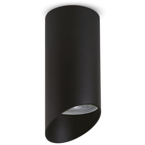 MACLEAN LUMINAIRE/TUBE APPARENT, SPOT, ROND, ALUMINIUM, GU10, 55X130MM, NOIR, MCE360 B
