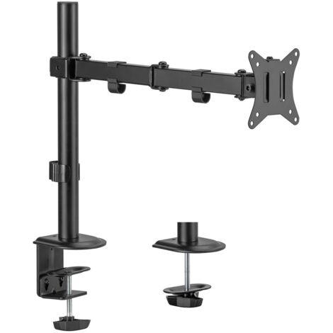 Maclean MC-753N Support de bureau pour moniteur LCD 17-32" 9 kg VESA 75x75 100x100 bras unique extensible réglable